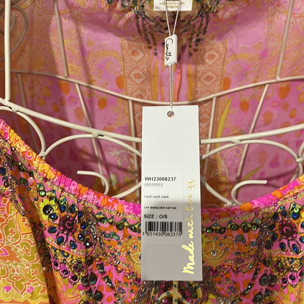 Camilla - hair hair hair - off shoulder long kaftan - Picture 6 of 6